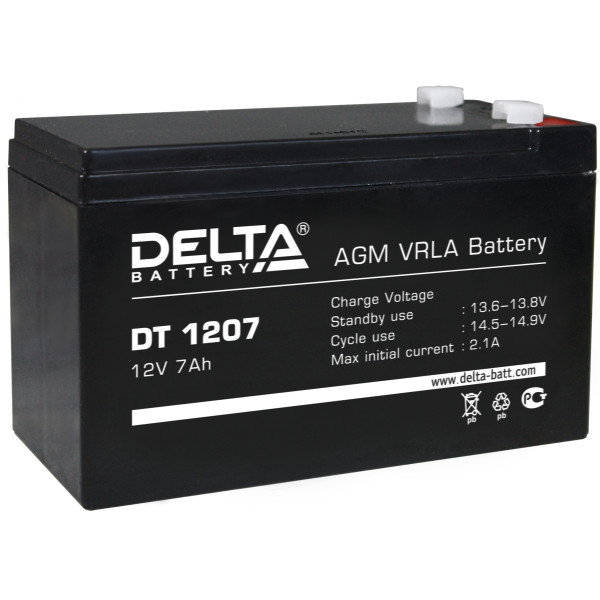 Аккумулятор Delta DT 1207 в Чебоксарах