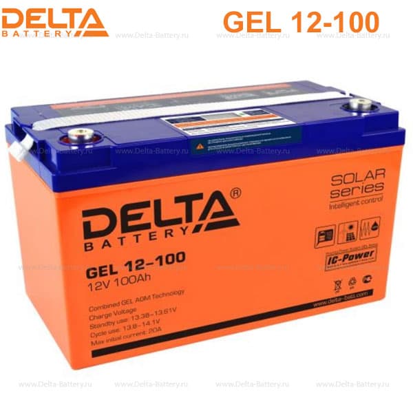Аккумуляторная батарея Delta GEL 12-100 в Чебоксарах