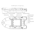 Надувная лодка Фрегат M430FM Light Jet в Чебоксарах