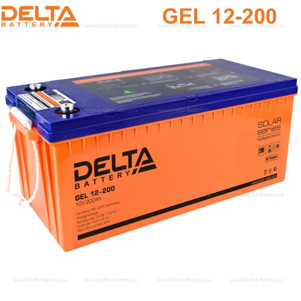 Аккумуляторная батарея Delta GEL 12-200 в Чебоксарах