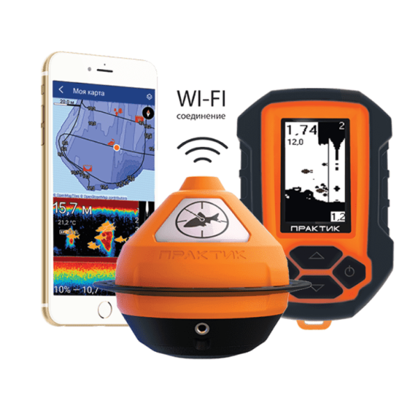Эхолот Практик 7 BWF + эхолодка Практик в Чебоксарах